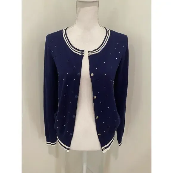 Mayoral Girls' Knit Embellished Cardigan - Picture 7 of 8